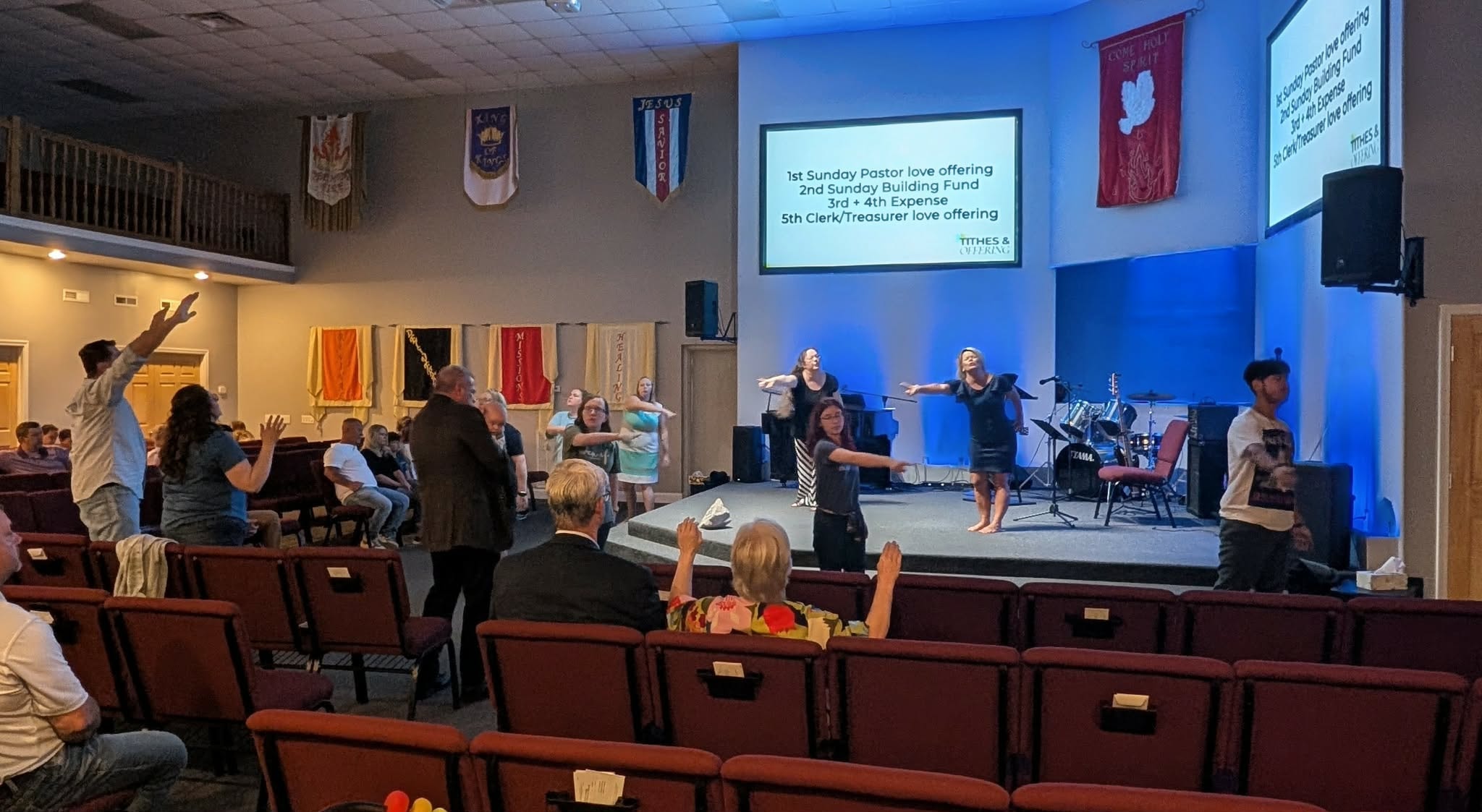 Pathway Church congregation gathered in worship