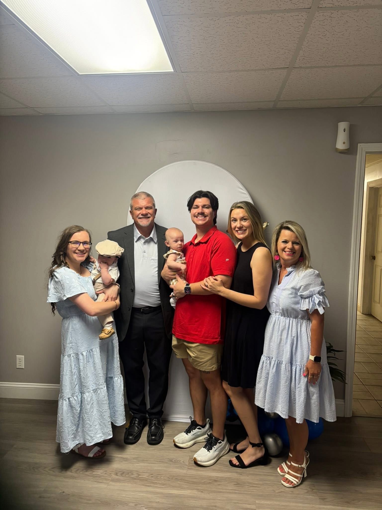 Church family portrait — generations together