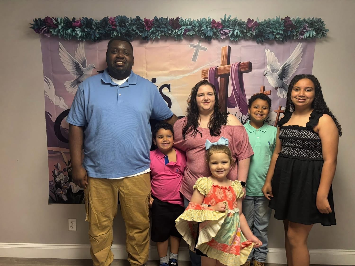 Black and white — congregation in worship